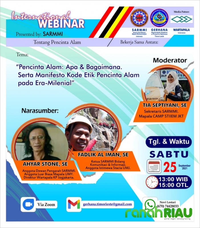 Dunia makin Modern Pecinta Alam kian dibutuhkan